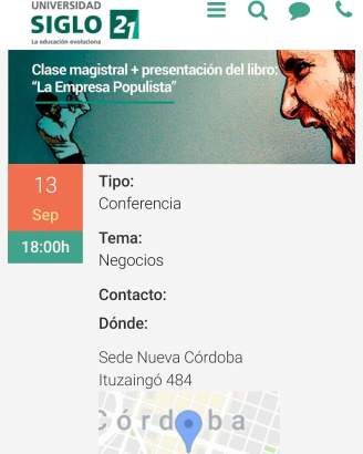 Evento La Empresa Populista